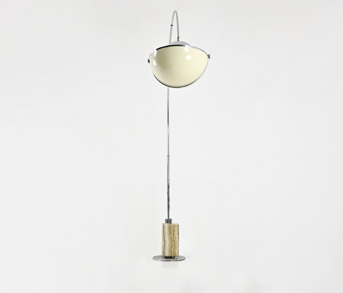 Arco "pac-man" Floor Lamp By Superstudio For Poltronova, 1970s-photo-3