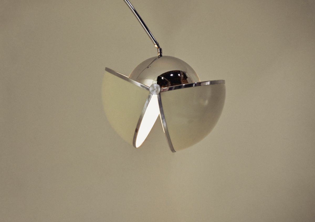 Arco "pac-man" Floor Lamp By Superstudio For Poltronova, 1970s-photo-2
