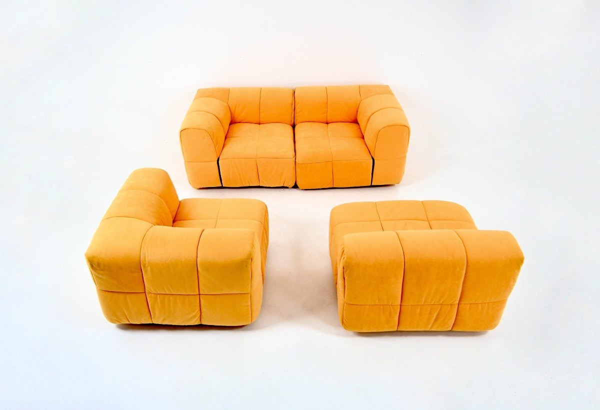 Canapé modulable « Strips » par Cini Boeri pour Arflex, années 1970-photo-3