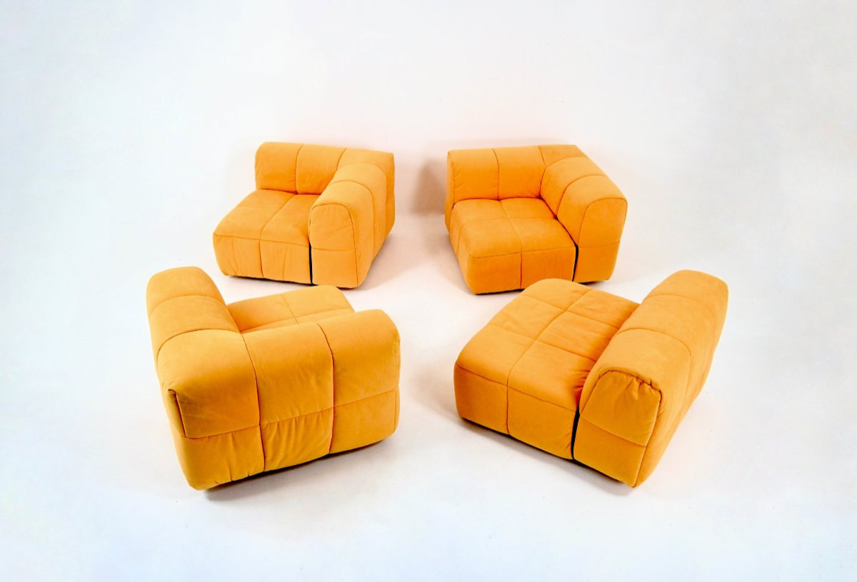 Canapé modulable « Strips » par Cini Boeri pour Arflex, années 1970-photo-4