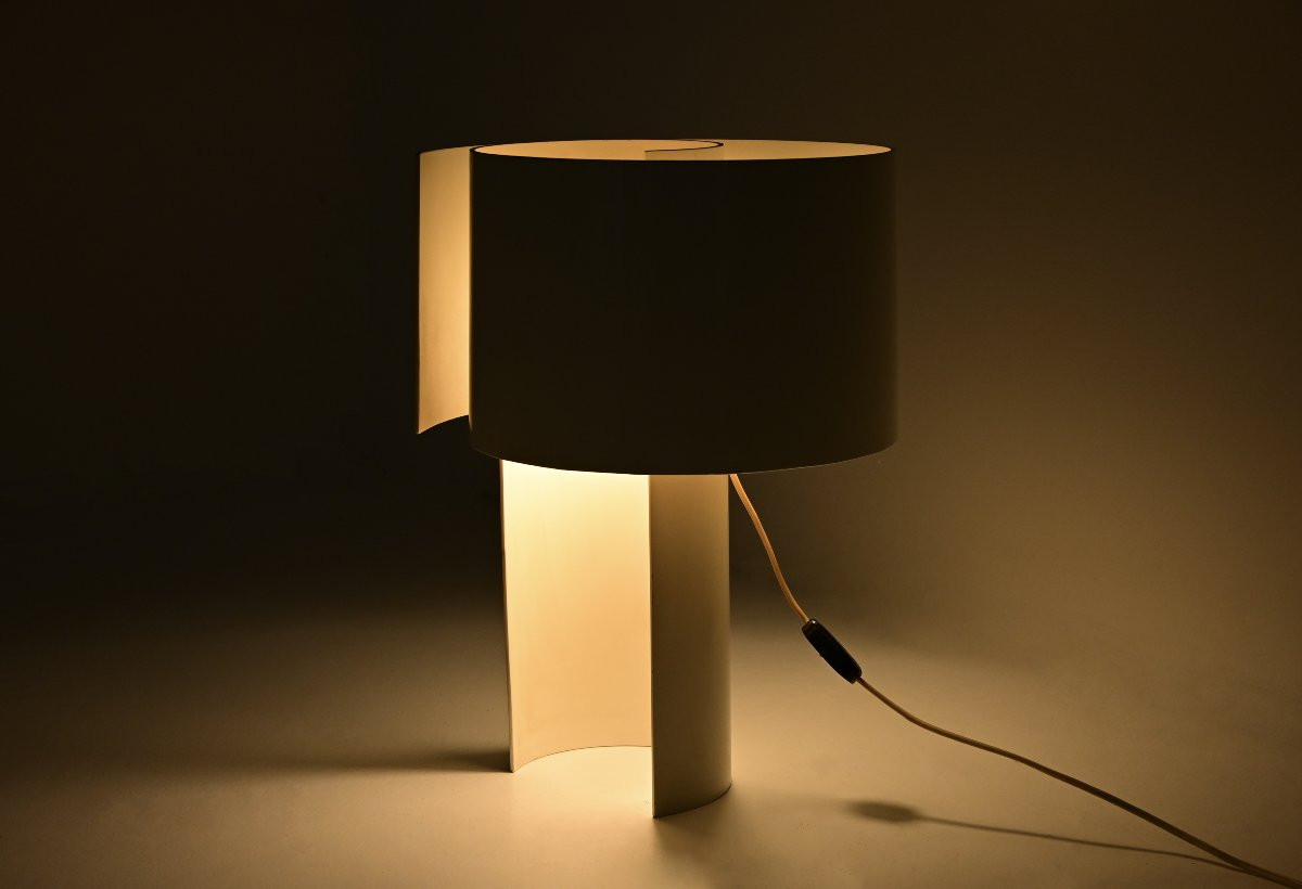 Lampe « Spirale » par Ingrid Hsalmarson pour New Lamp, années 1970-photo-3