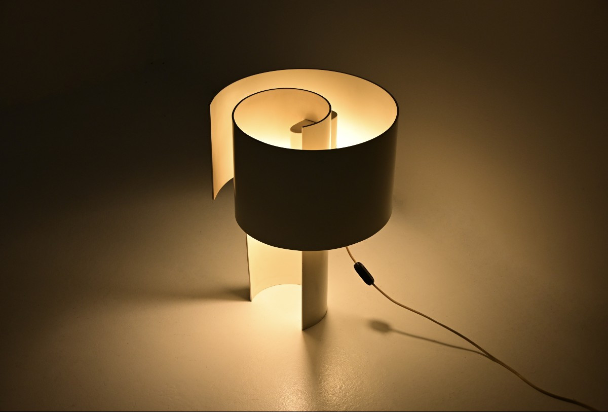 Lampe « Spirale » par Ingrid Hsalmarson pour New Lamp, années 1970