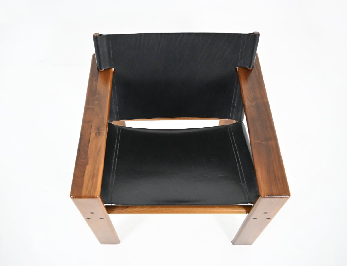 Pair Of “laser” Armchairs By Tarcisio Colzani For Mobil Girgi, 1970s-photo-4