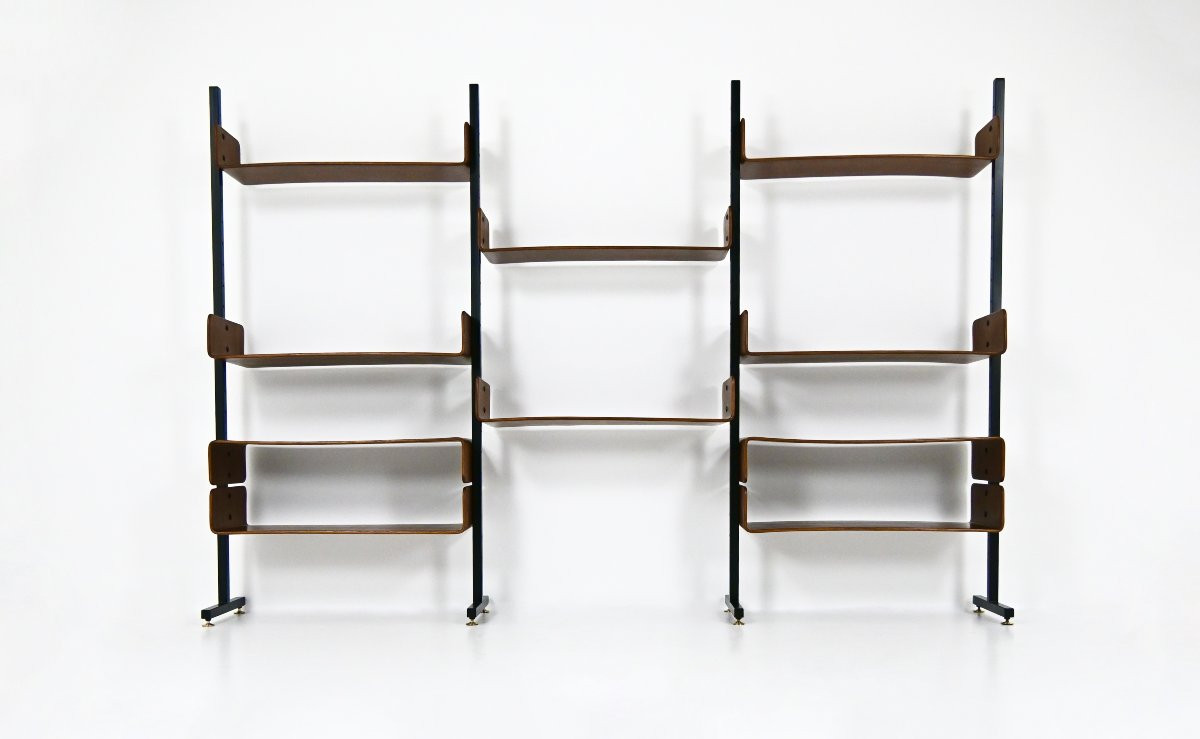 Bookcase By Franco Campo And Carlo Graffi For Home Torino, 1950s-photo-2