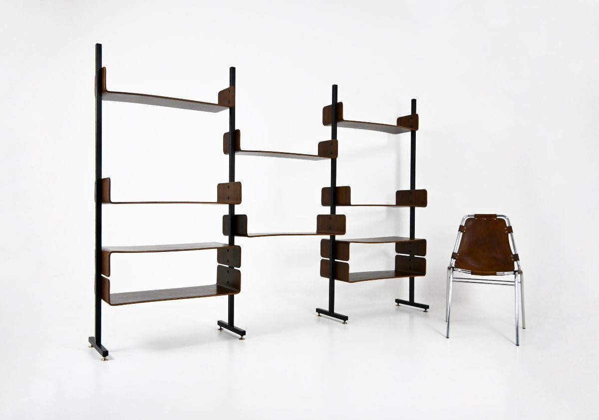 Bookcase By Franco Campo And Carlo Graffi For Home Torino, 1950s-photo-4