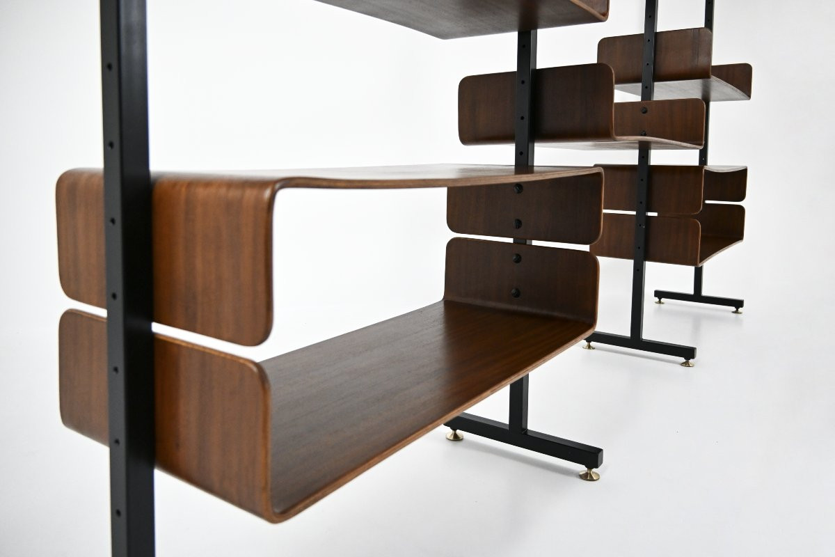 Bookcase By Franco Campo And Carlo Graffi For Home Torino, 1950s-photo-1