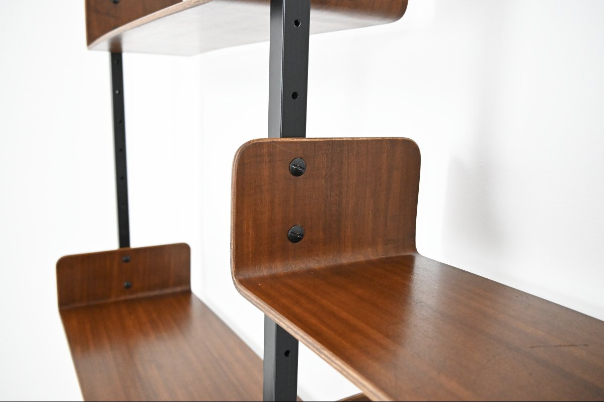 Bookcase By Franco Campo And Carlo Graffi For Home Torino, 1950s-photo-2