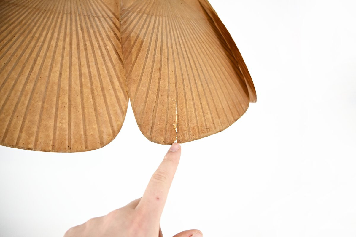 Suspension « Shichi » Uchiwa par Ingo Maurer pour Design M, années 1970  -photo-8
