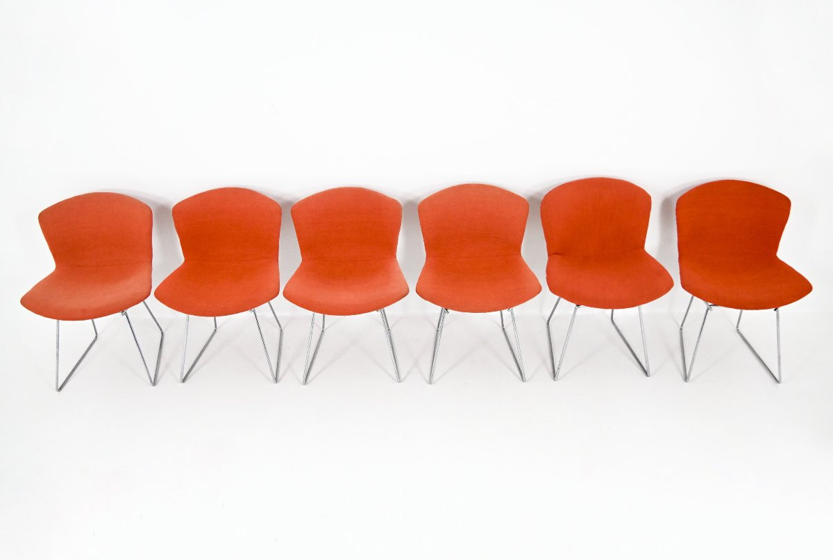 Set Of 6 Chairs By Harry Bertoia For Knoll, 1960s-photo-4