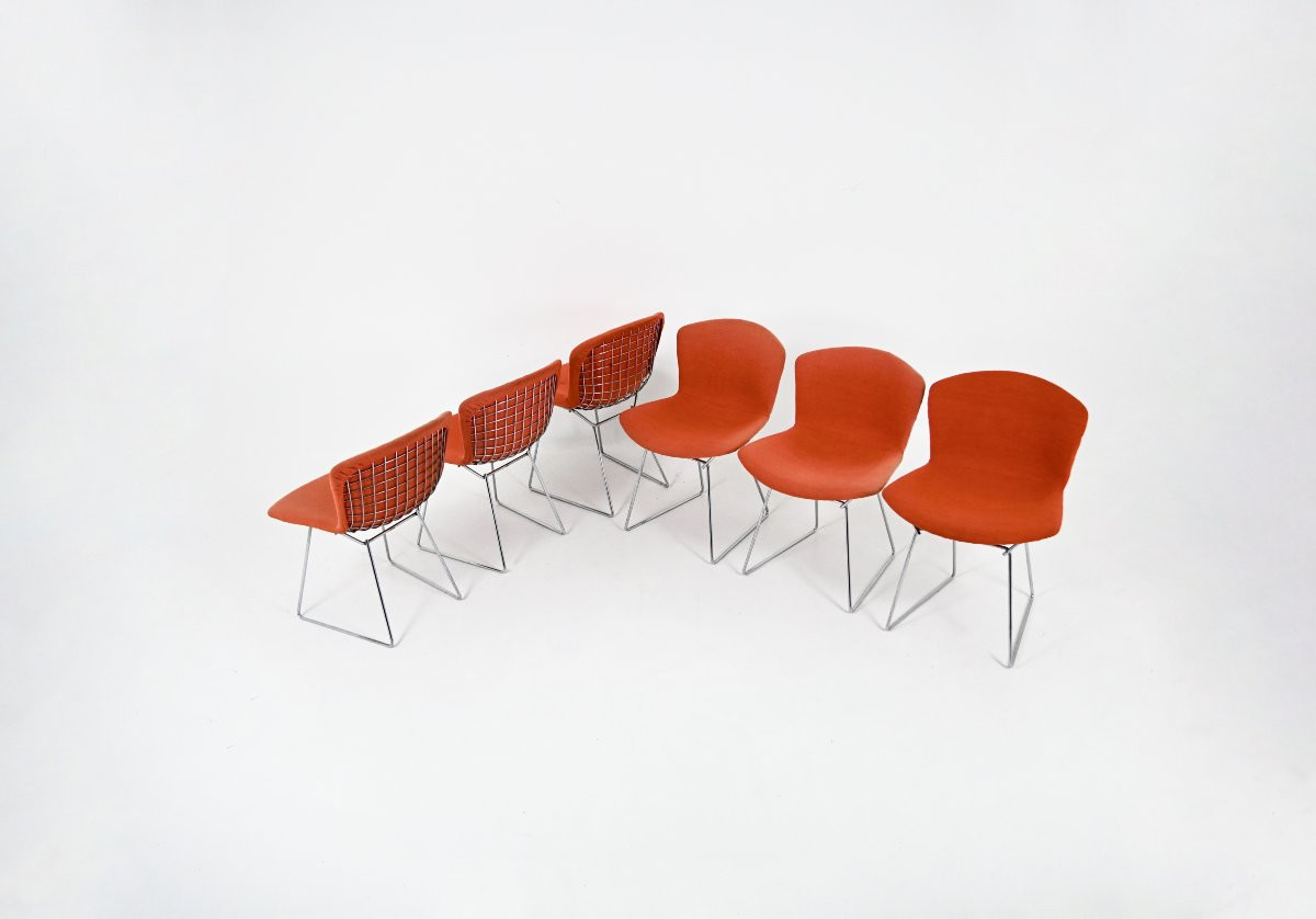 Set Of 6 Chairs By Harry Bertoia For Knoll, 1960s-photo-1