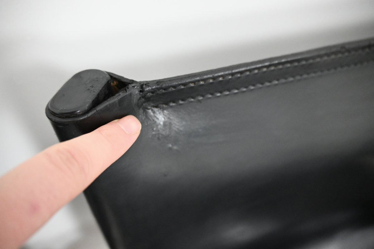 Chaises  Monk par Afra & Tobia Scarpa pour Molteni, années 1970, ensemble de 6-photo-8