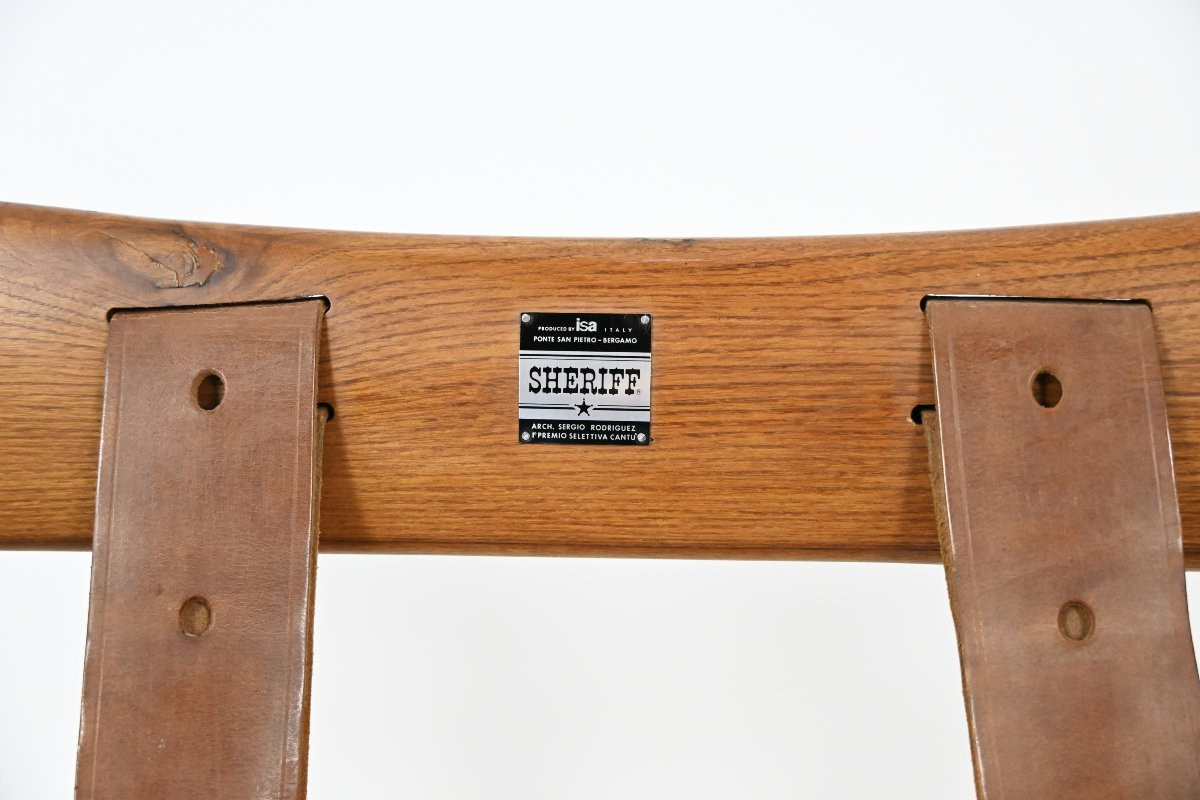 "sheriff" Armchair With Footrest By Sergio Rodrigues For Isa Bergamo, 1960s-photo-4