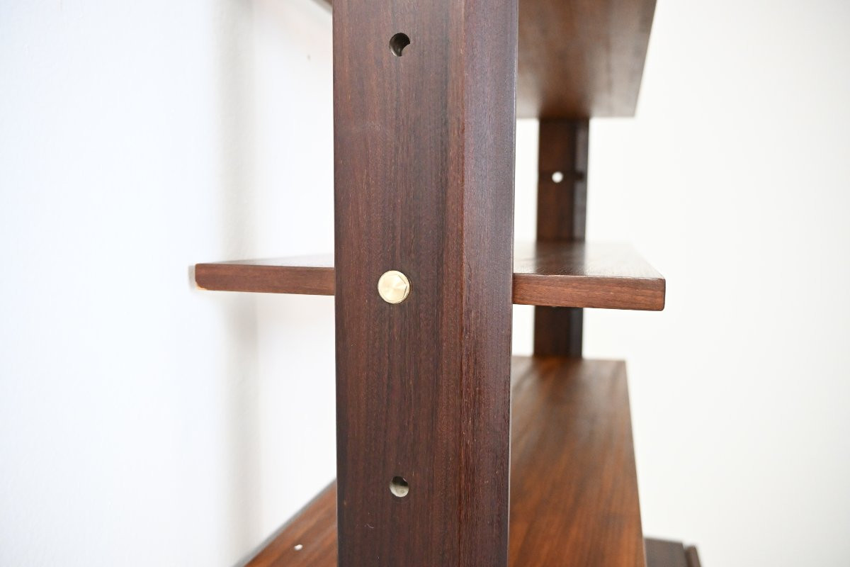 Bibliothèque murale italienne, années 1960-photo-2