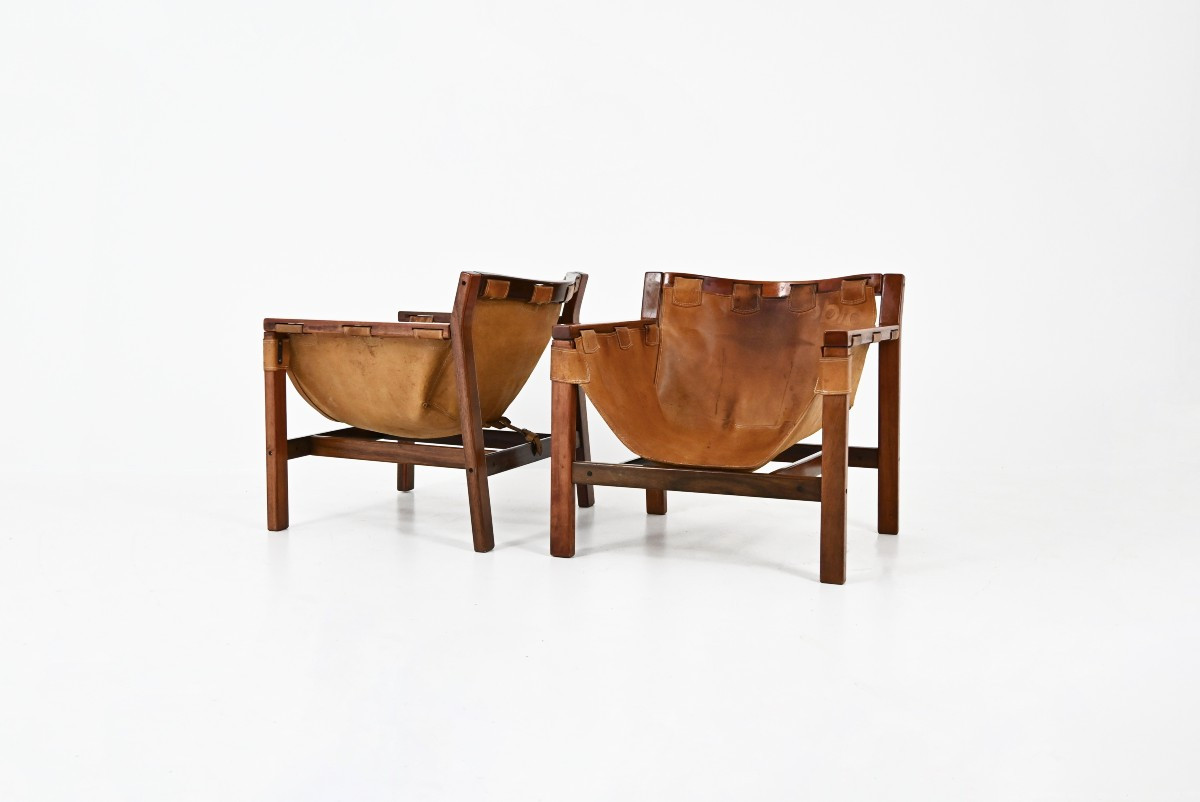 Fauteuils Safari par Carlo Hauner pour Forma, années 1970, lot de 2
