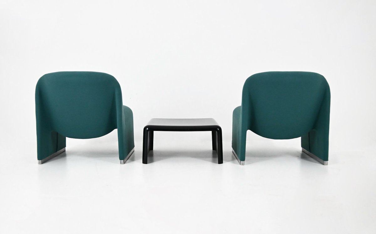 Alky Armchairs And Table By Giancarlo Piretti For Anonima Castelli, 1970s, Set Of 3-photo-3