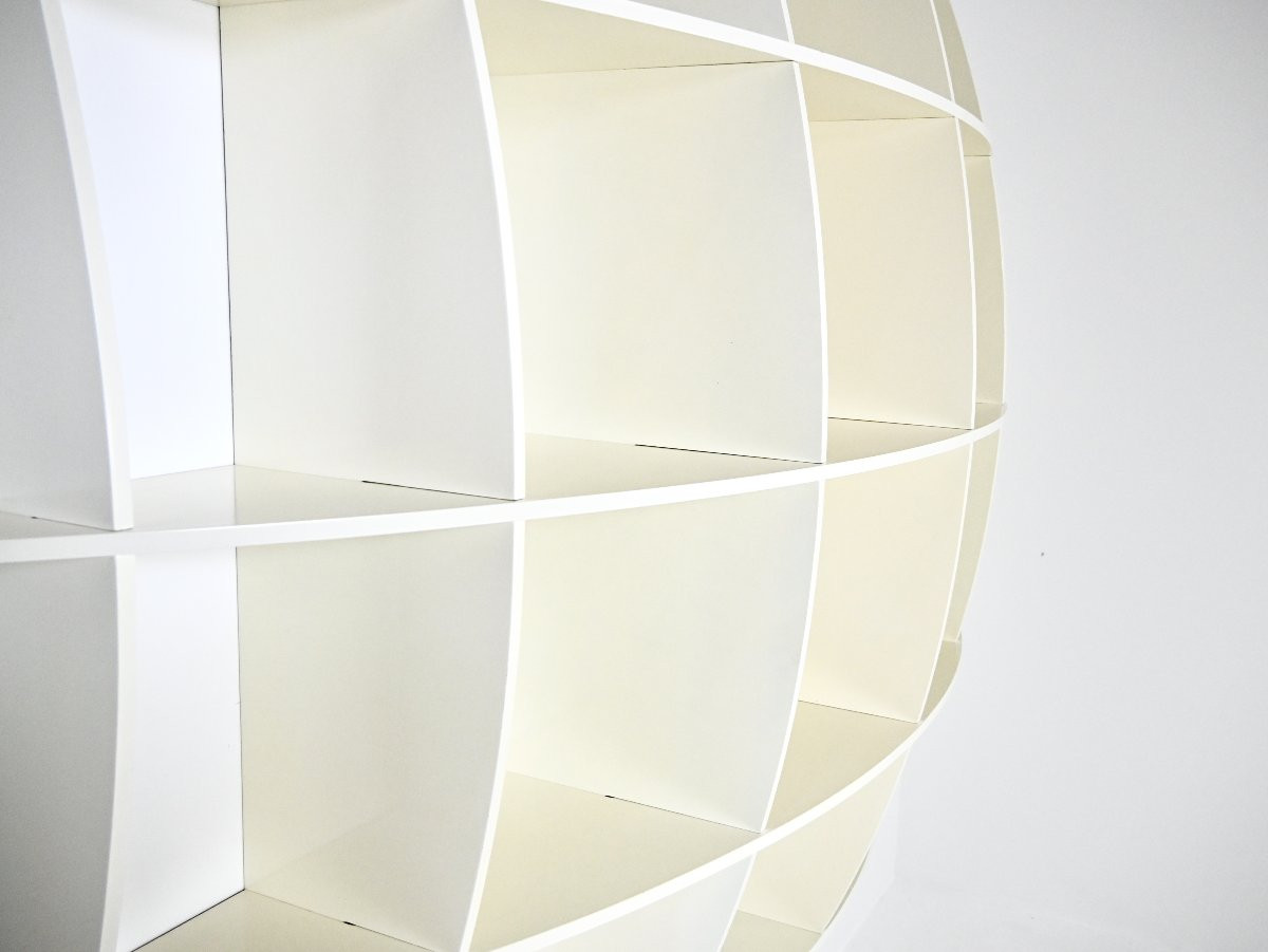 Tyco Wall-mounted Bookcase By Manfredo Massironi For Nikol International, 1970s-photo-2