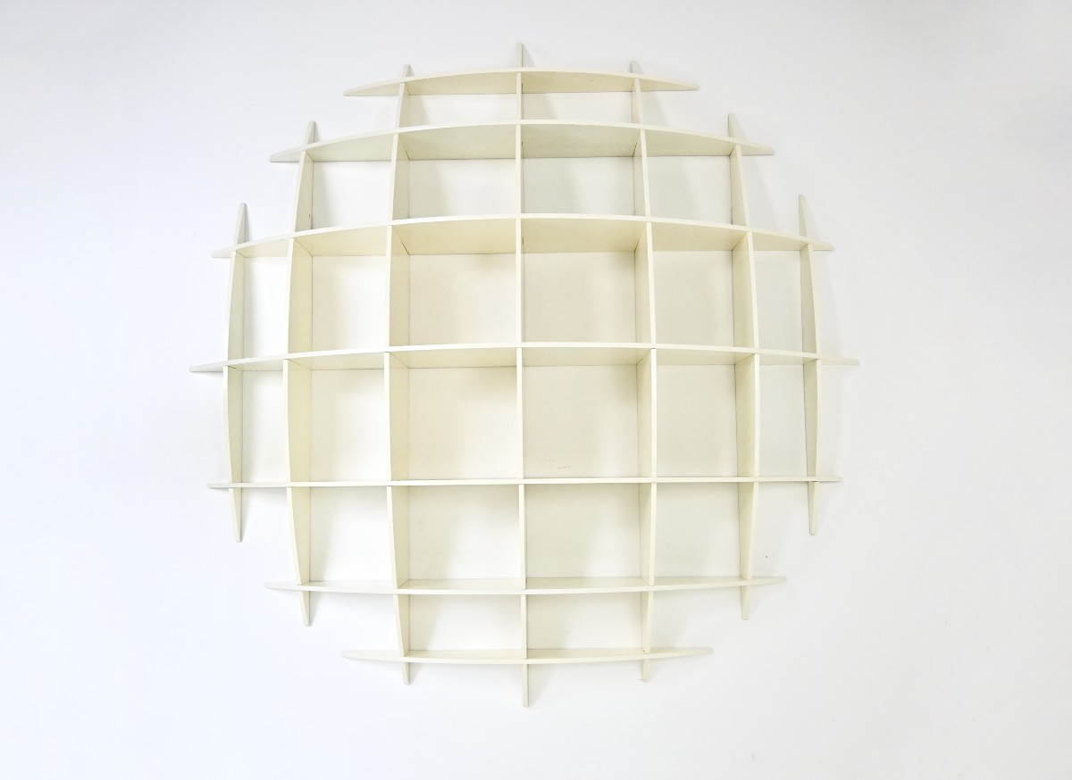 Tyco Wall-mounted Bookcase By Manfredo Massironi For Nikol International, 1970s