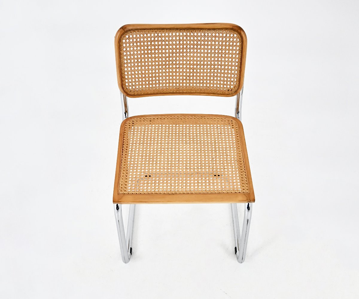 Set Of 6 Style B32 Dining Chairs By Marcel Breuer-photo-4