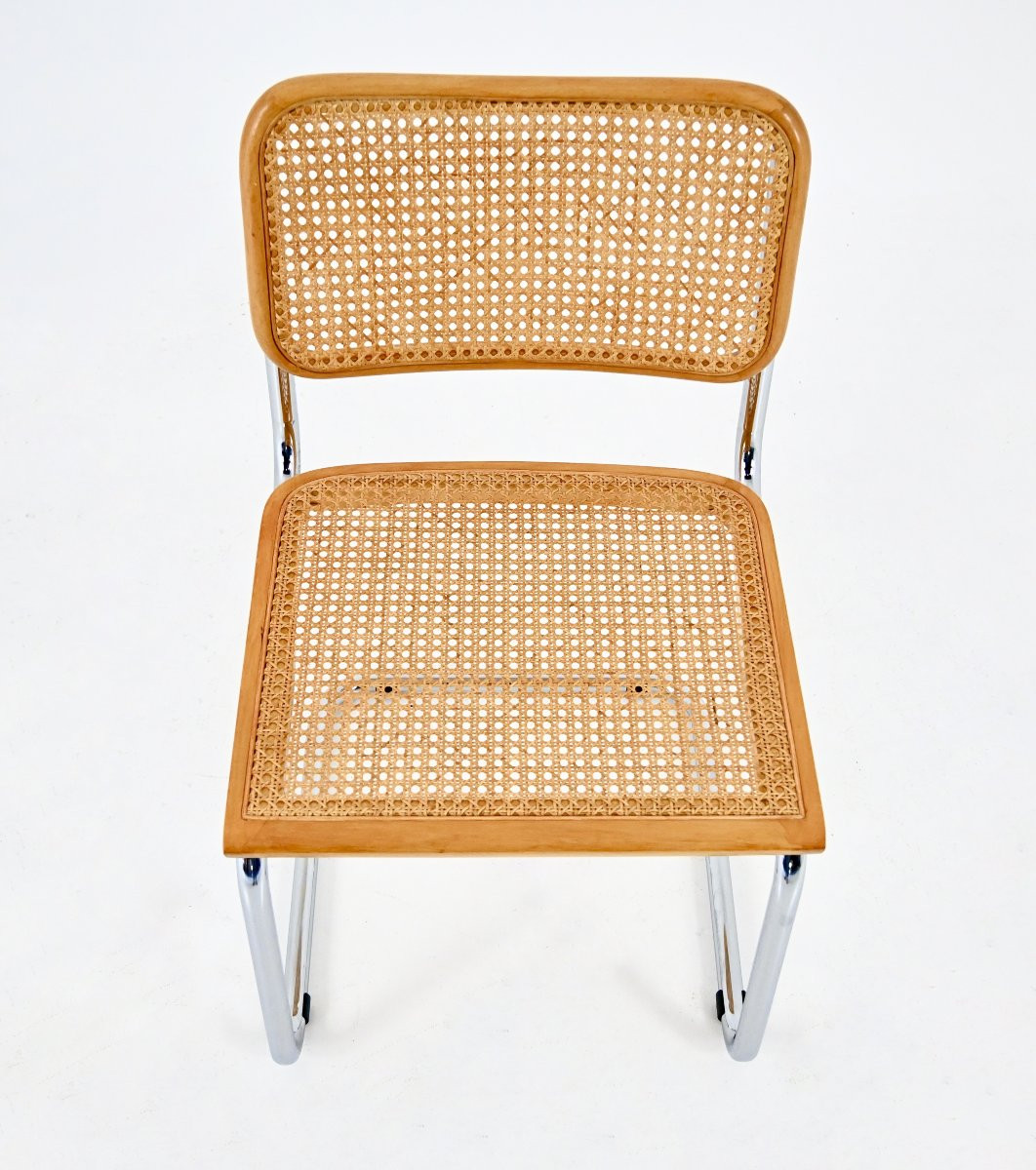 Ensemble de 6 Chaises de salle à manger Style B32 par Marcel Breuer-photo-4