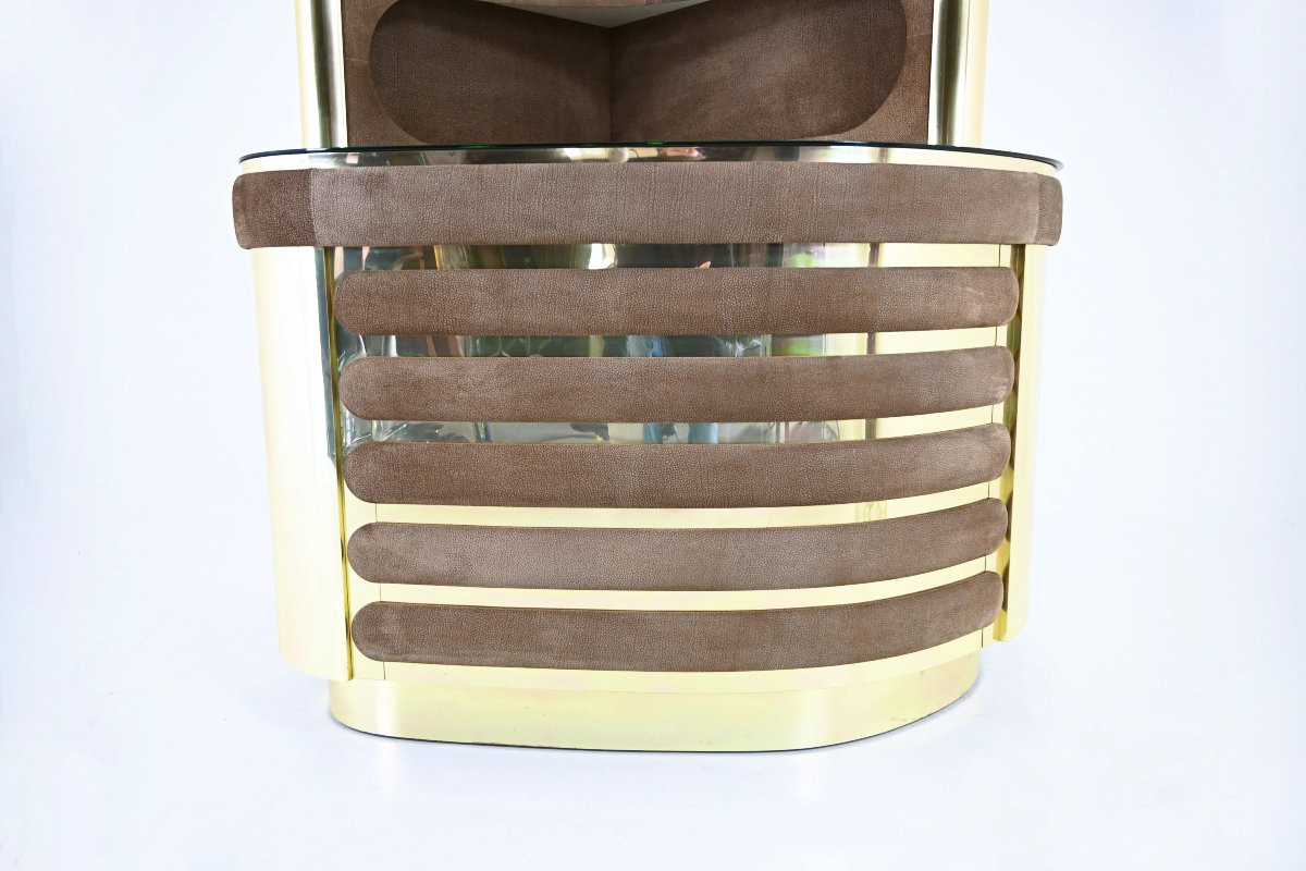 Ensemble de bar attribué à Willy Rizzo, années 1970-photo-1