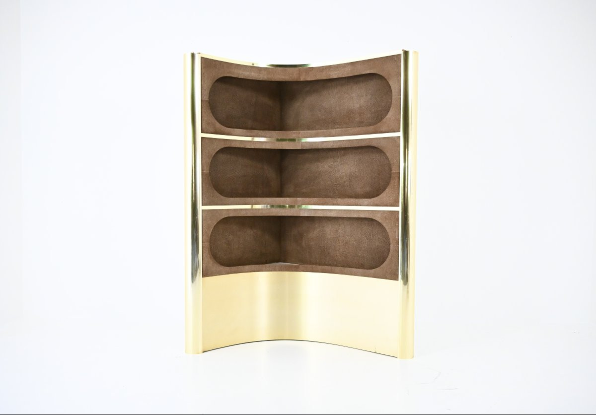 Ensemble de bar attribué à Willy Rizzo, années 1970-photo-3