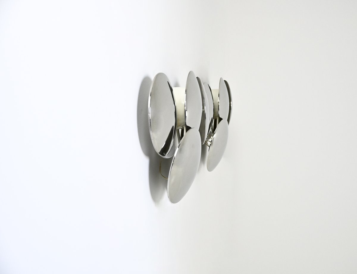 Pair Of Wall Sconces By Goffredo Reggiani For Reggiani, 1970s-photo-3
