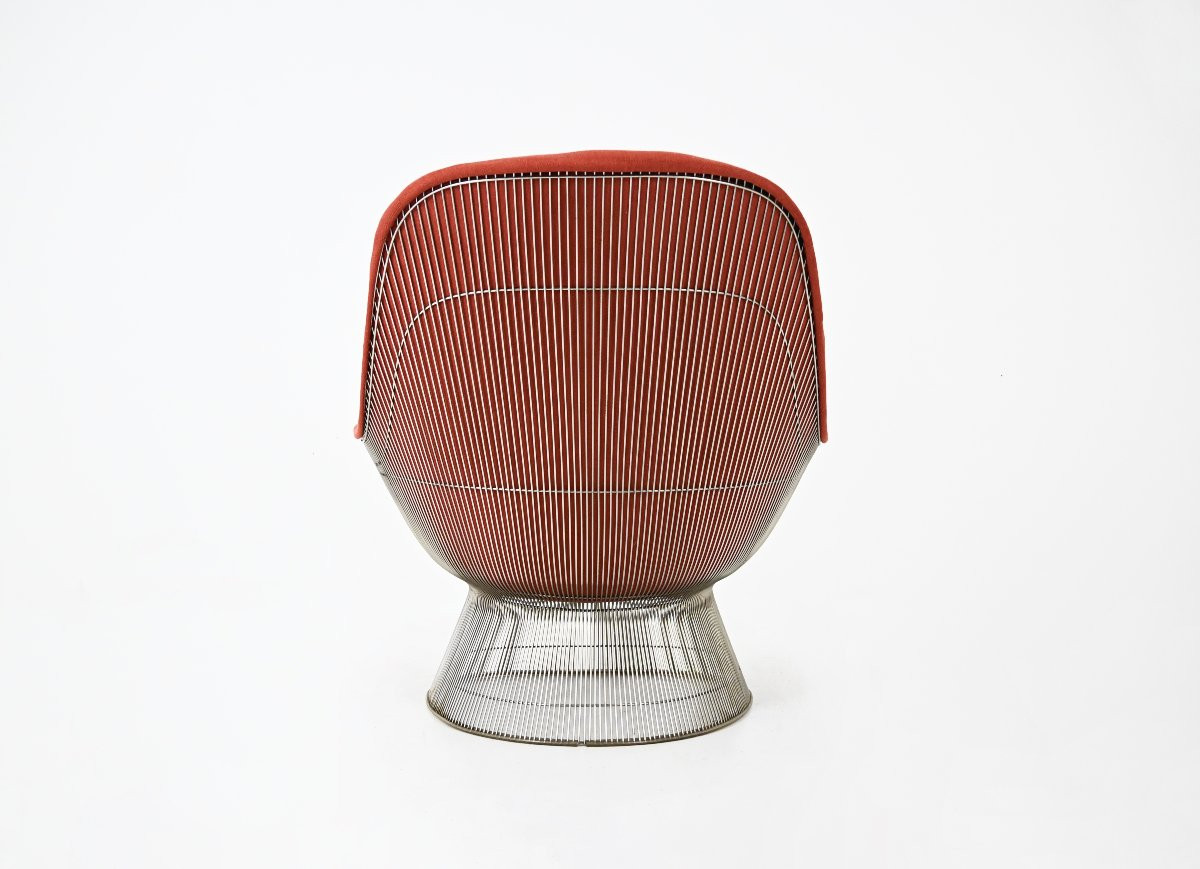 Armchair & Ottoman By Warren Platner For Knoll International, 1960s-photo-3