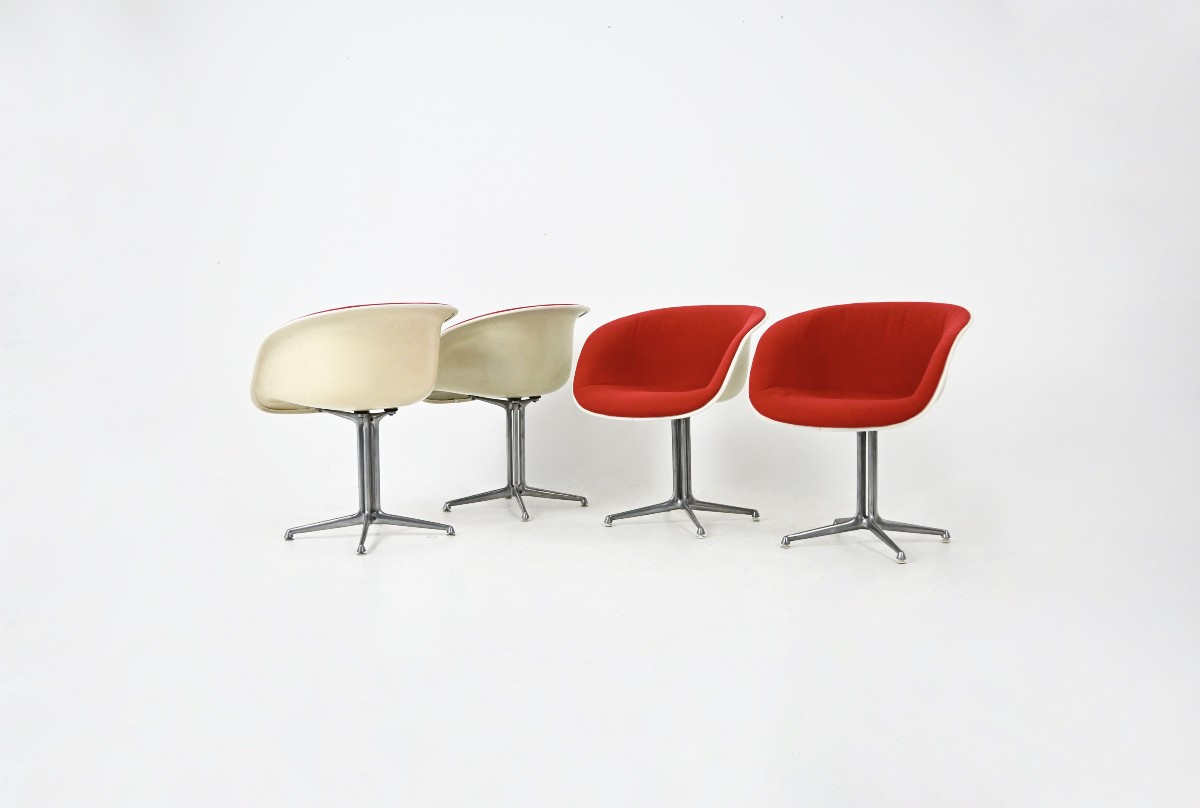 Chaises La Fonda par Charles & Ray Eames pour ICF, années 1960