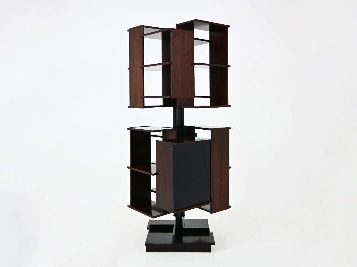 Bibliothèque « Centro » par Claudio Salocchi pour Sormani, années 1960