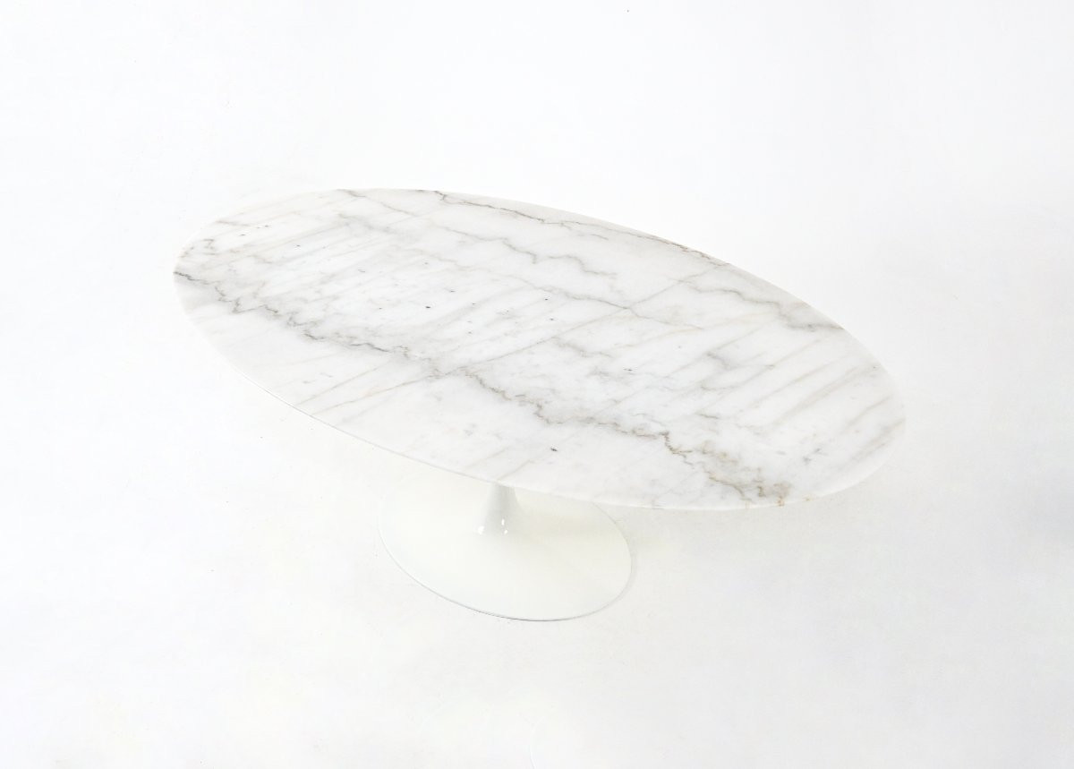 Table à manger ovale par Eero Saarinen pour Knoll International, années 1960-photo-3
