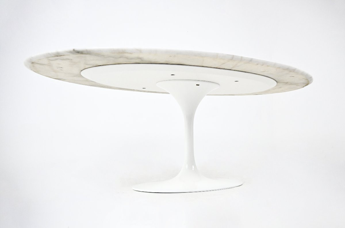 Table à manger ovale par Eero Saarinen pour Knoll International, années 1960-photo-4