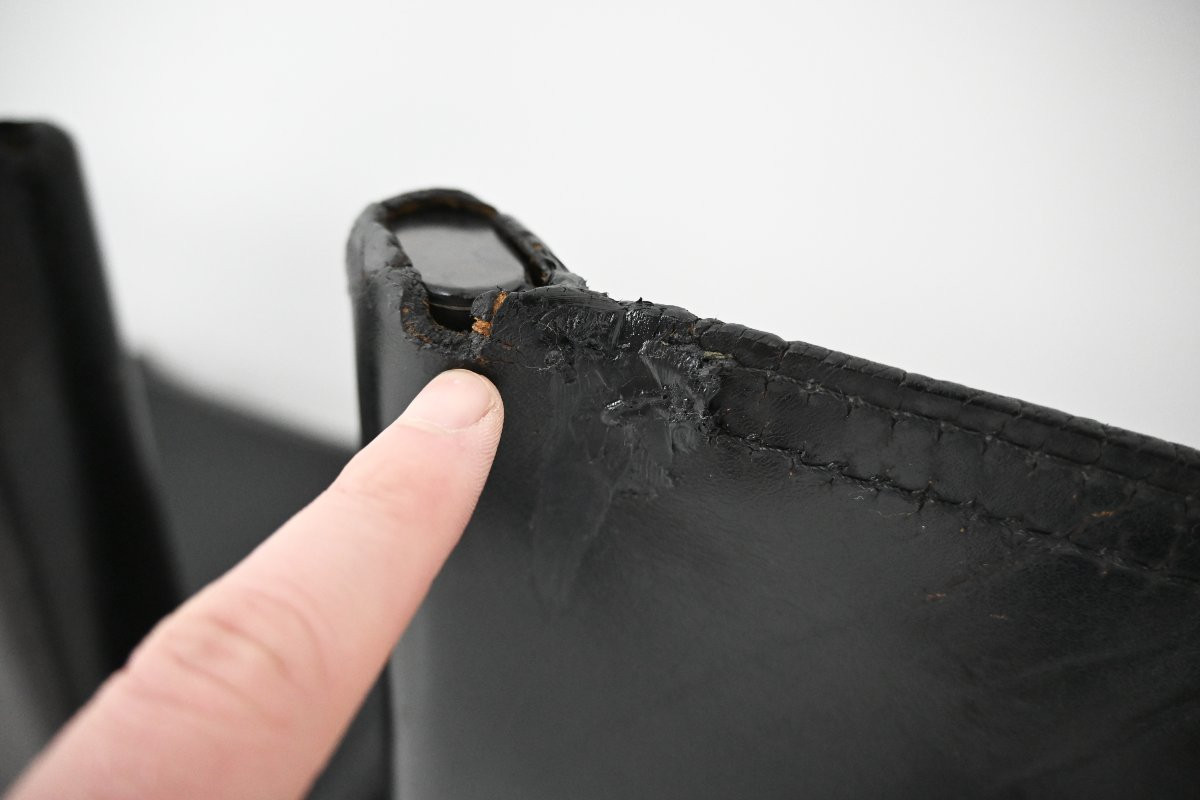 Set Of 6 Monk Dining Chairs By Afra & Tobia Scarpa For Molteni, 1970s-photo-8