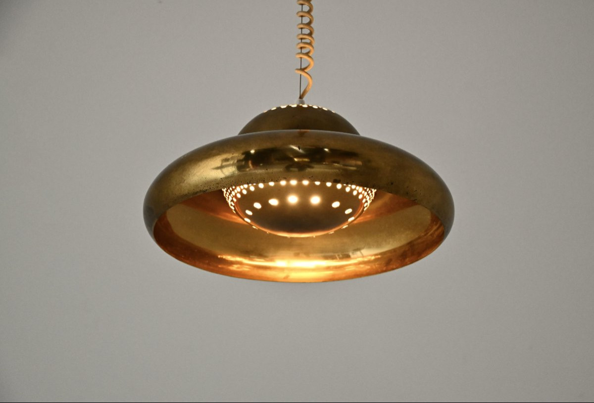 Paire de suspensions « Fior di Loto » par Afra & Tobia Scarpa pour Flos, années 1960-photo-2