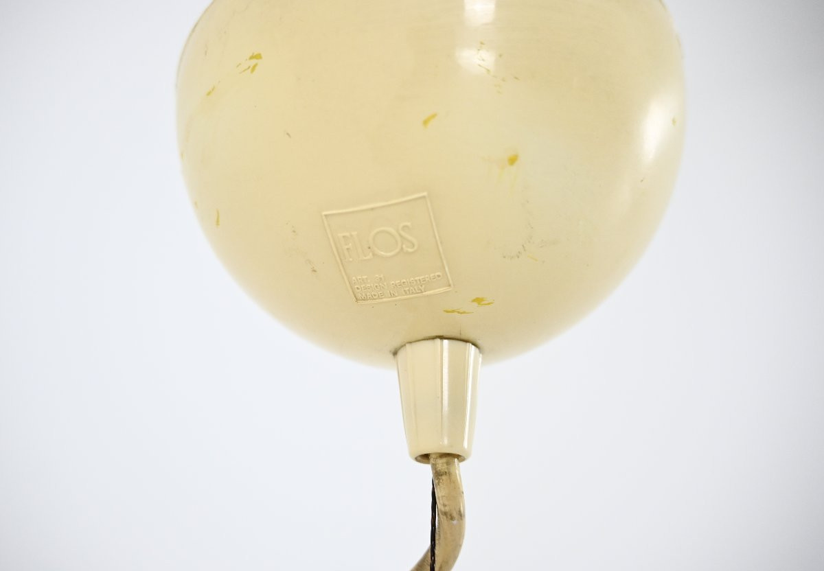Paire de suspensions « Fior di Loto » par Afra & Tobia Scarpa pour Flos, années 1960-photo-4