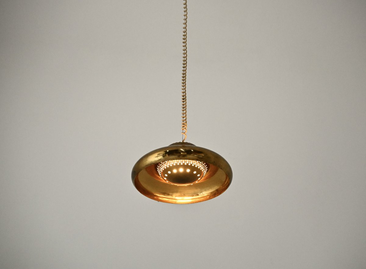Paire de suspensions « Fior di Loto » par Afra & Tobia Scarpa pour Flos, années 1960-photo-4