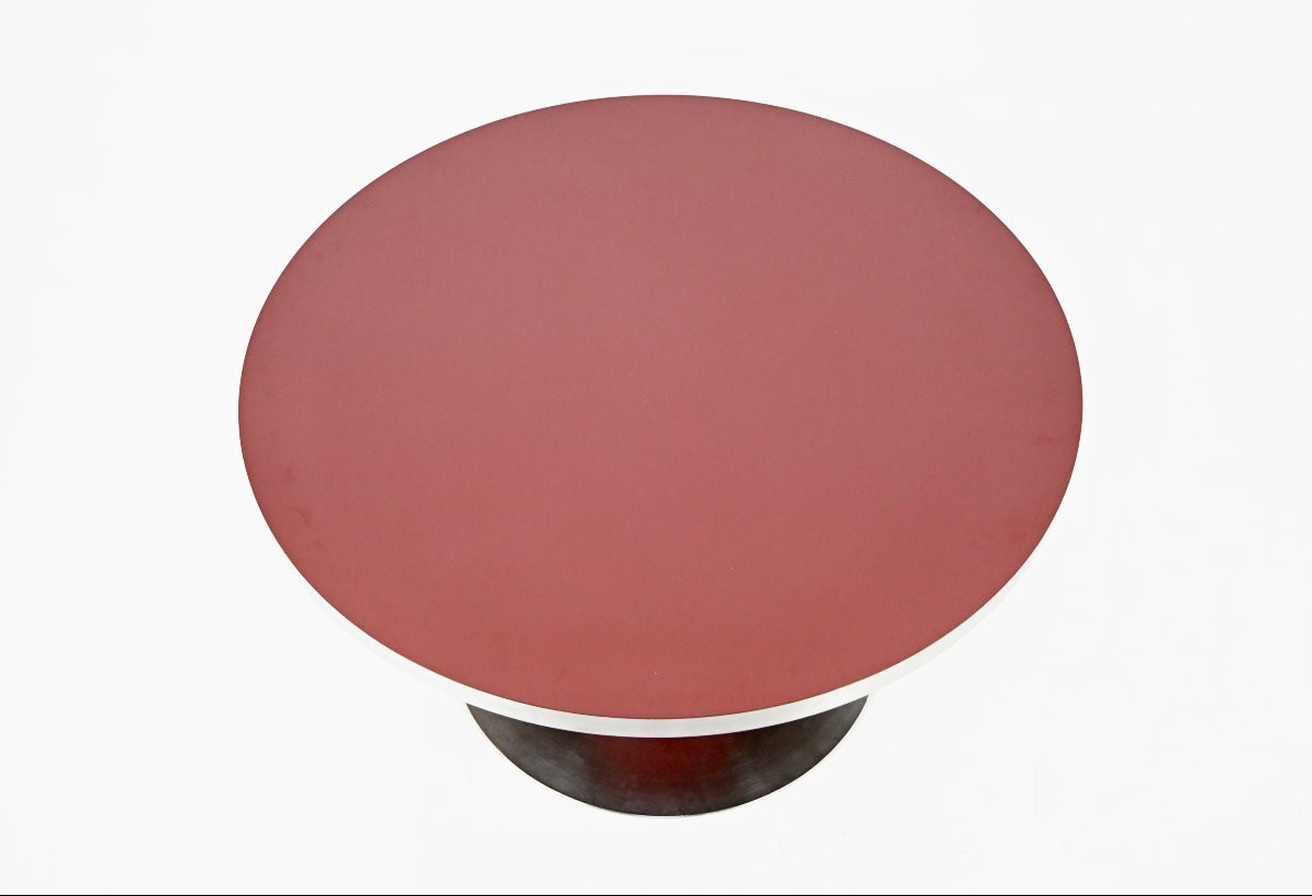 Table à manger de Willy Rizzo pour Mario Sabot, années 1970-photo-4
