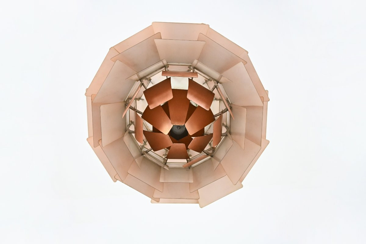 Suspension Artichoke de Poul Henningsen pour Louis Poulsen, années 1960, première édition-photo-2