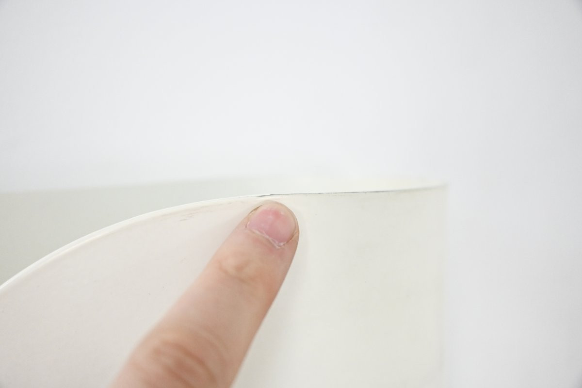 Applique « Foglio » blanche, par Tobia & Afra Scarpa pour Flos, années 1960-photo-7