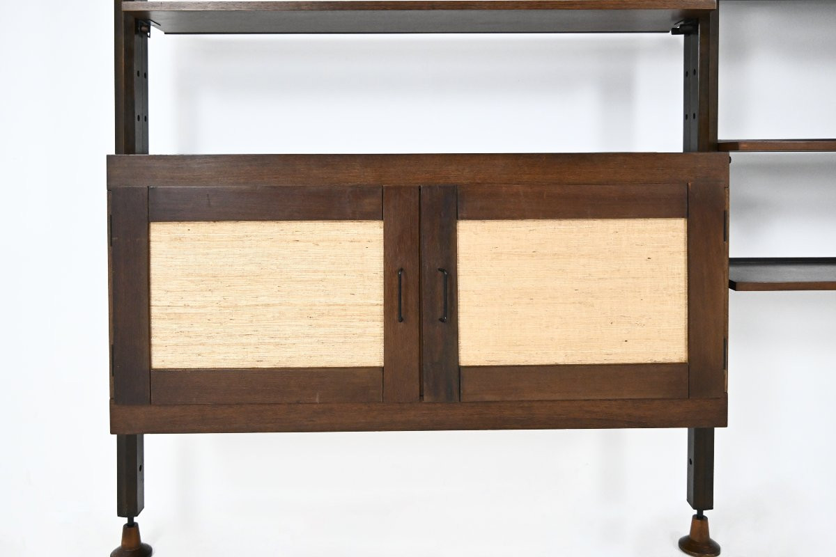 Bibliothèque de Leonardo Fiori pour Isa Bergamo, années 1960-photo-1