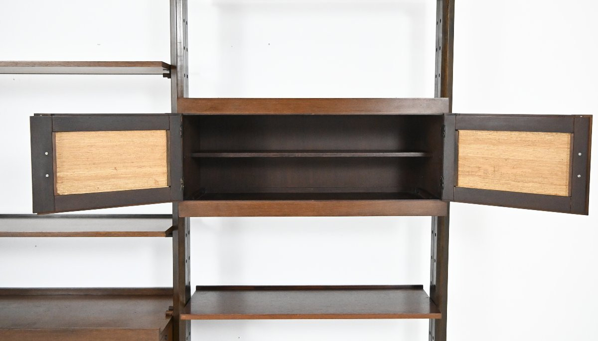 Bibliothèque de Leonardo Fiori pour Isa Bergamo, années 1960-photo-4