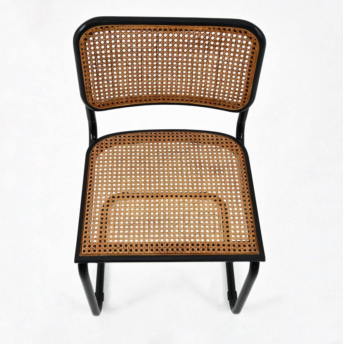 Set Of 4 B32 Style Dining Chairs By Marcel Breuer-photo-5