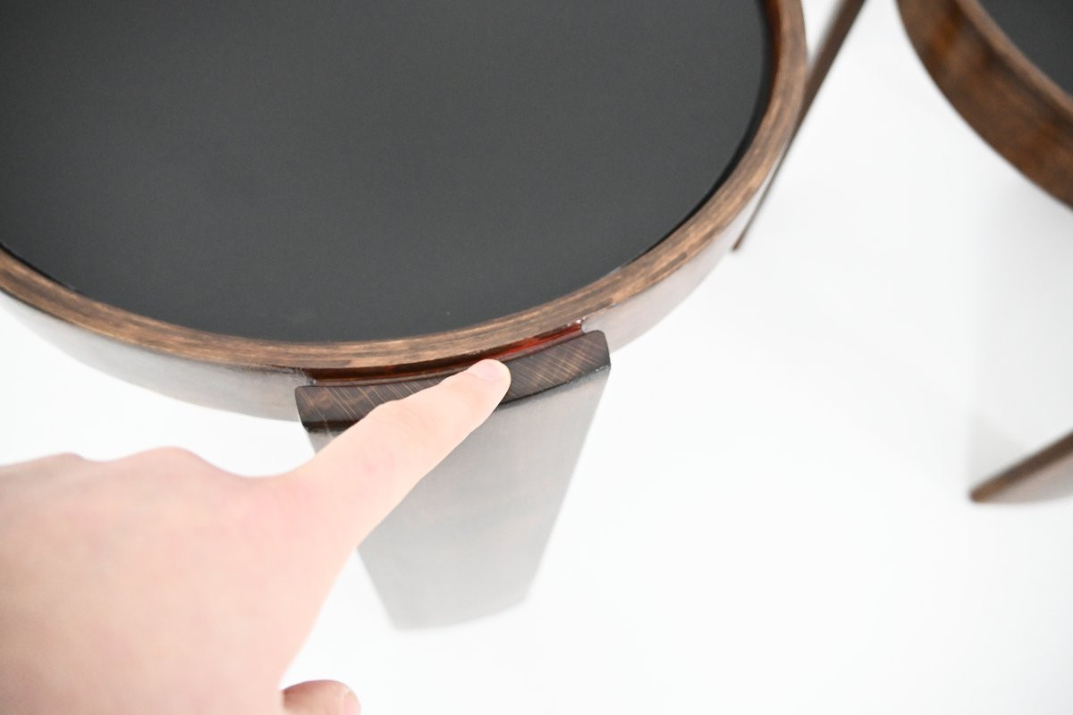 Ensemble de 4 tables gigognes modèle 780 de Gianfranco Frattini pour Cassina, années 1960-photo-8