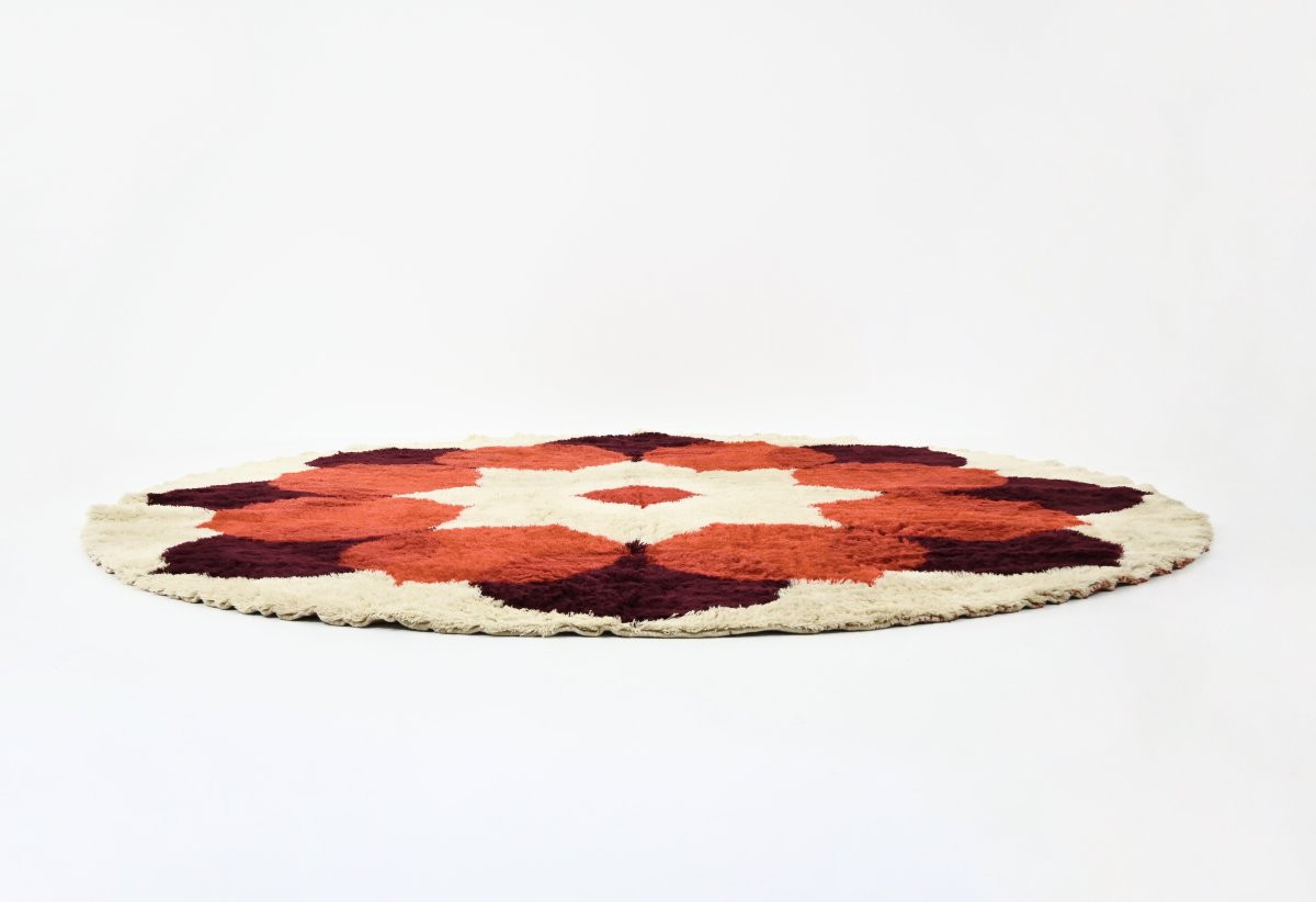 Tapis à motifs de Hojer Eksport Wilton, années 1970-photo-3