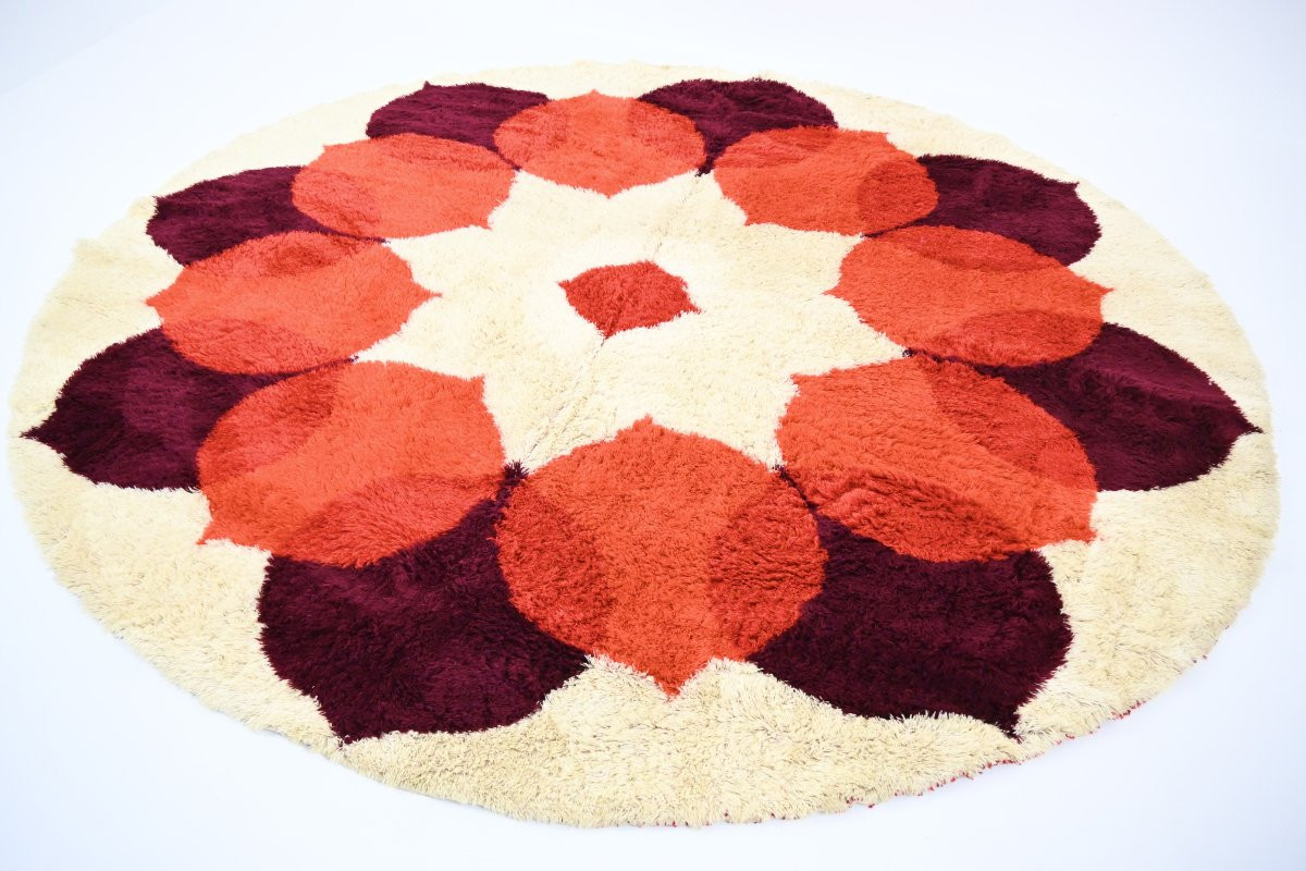 Tapis à motifs de Hojer Eksport Wilton, années 1970-photo-4