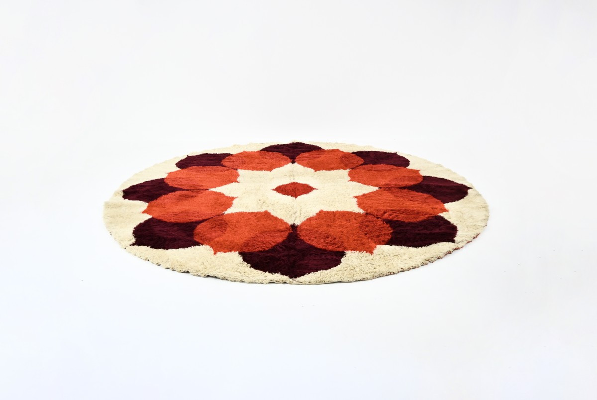 Tapis à motifs de Hojer Eksport Wilton, années 1970