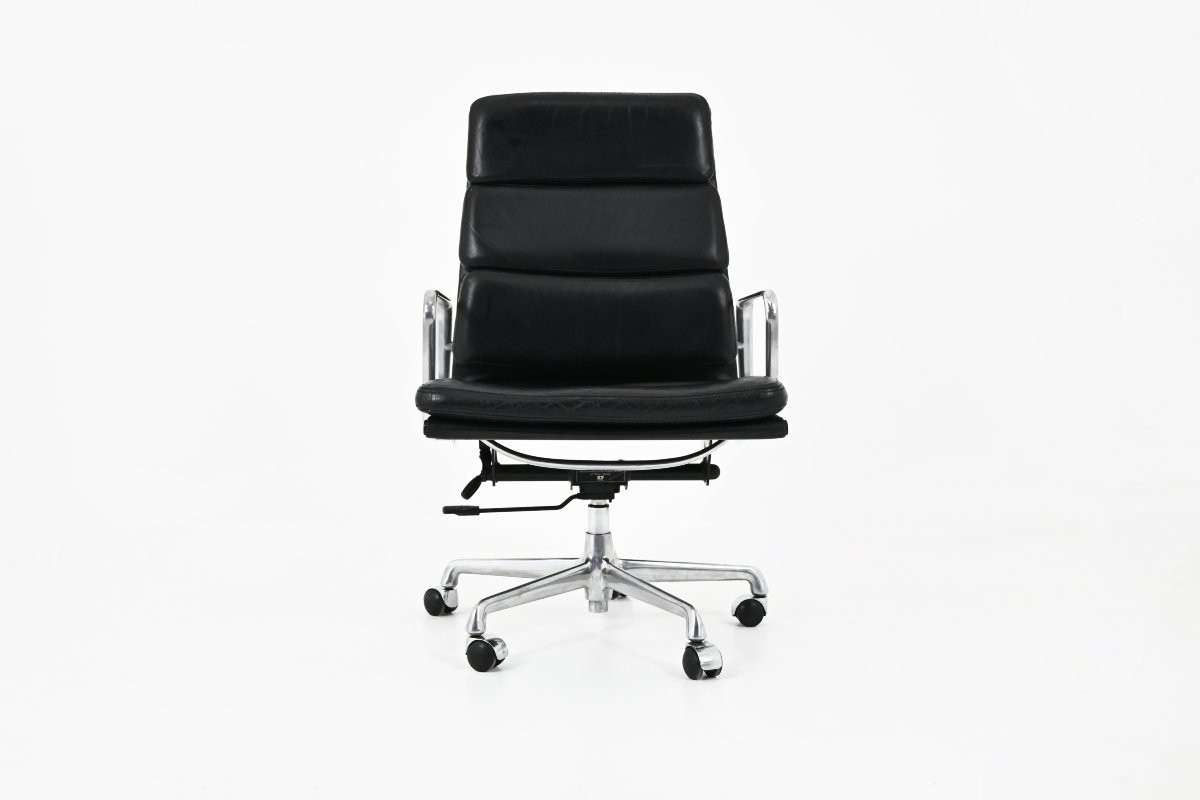 Ea 216 Soft Pad Office Chair, By Charles And Ray Eames For Icf, 1970s-photo-3