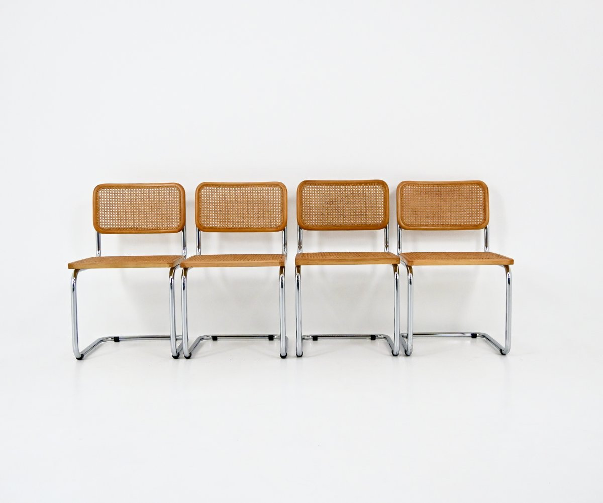 Dining Chairs Style B32 By Marcel Breuer Set Of 4-photo-2