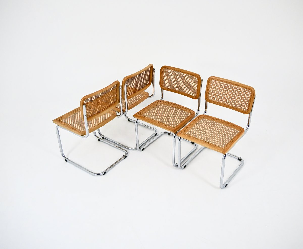 Dining Chairs Style B32 By Marcel Breuer Set Of 4-photo-1