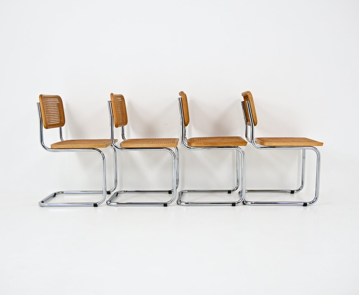 Dining Chairs Style B32 By Marcel Breuer Set Of 4-photo-2