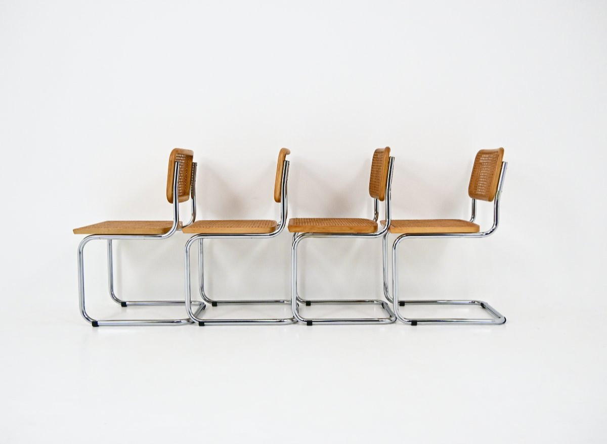 Dining Chairs Style B32 By Marcel Breuer Set Of 4-photo-3